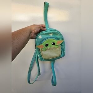 Star Wars Baby Yoda Grogu Green Mini Backpack